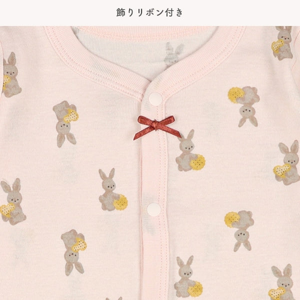 Long sleeve romper with front opening