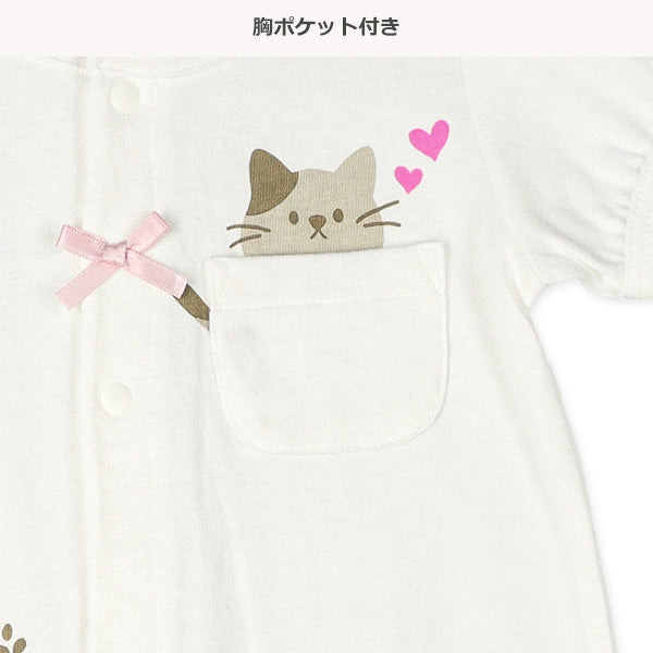 kitten Short Sleeve Romper