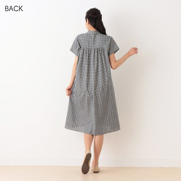 Checkered Maternity One Piece