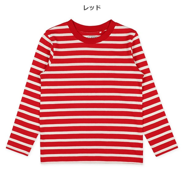 Horizontal Stripes Long Sleeve Shirt (Winter, Spring, Autumn)