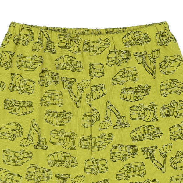 Pattern T-shirt and Pants Set