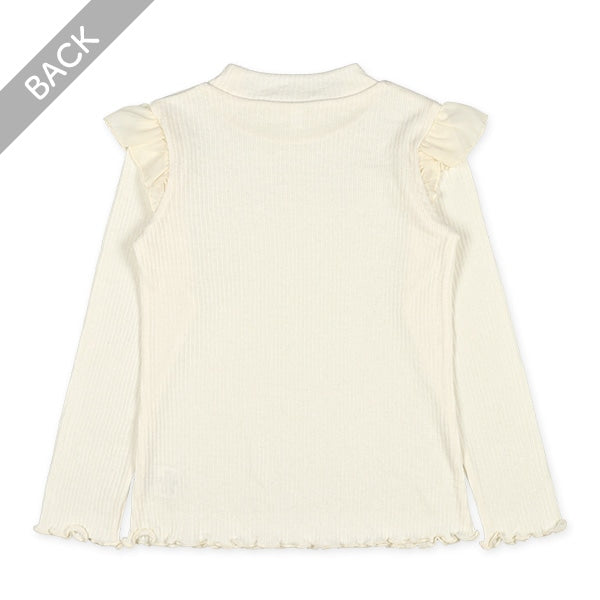 High Neck Shoulder Frills bed Top (Winter, Spring, Autumn)