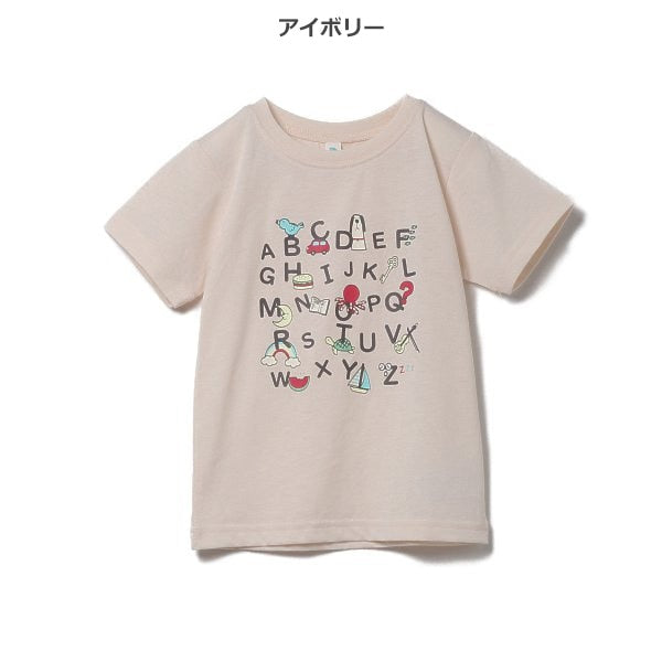 Alphabet Short Sleeve T-shirt