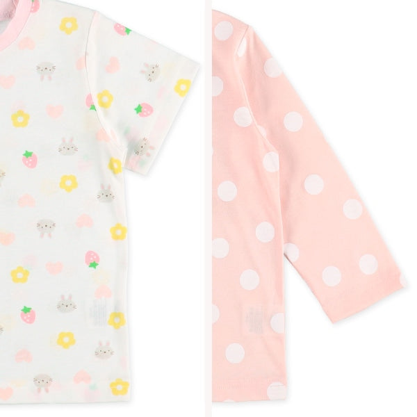 Rabbit T-shirt and Pants Set for Early Summer