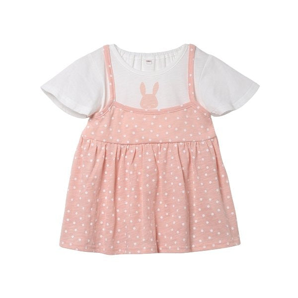 Rabbit Short Sleeve Blouse and Shorts Set