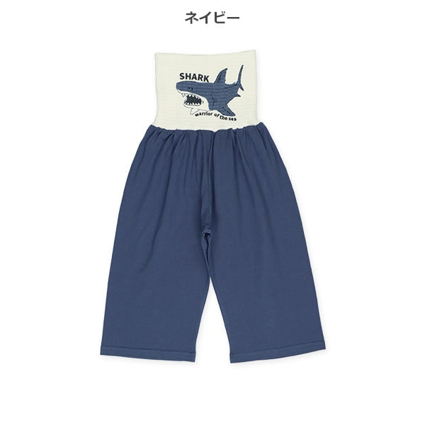 2Pieces High Waist Shark Pants