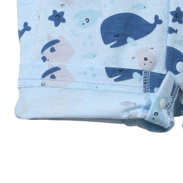 Whale Short Sleeve Romper