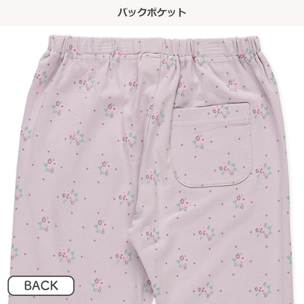 Flower and Polka Dot Print Leggings (Winter, Spring, Autumn)