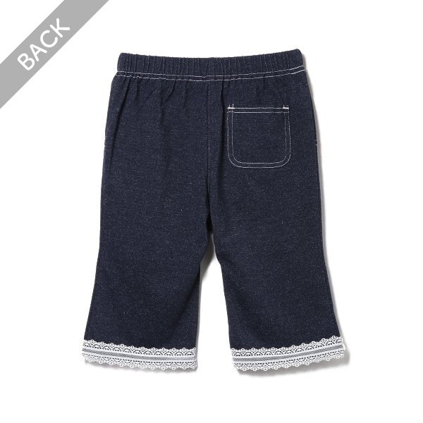 Denim Knit Shorts