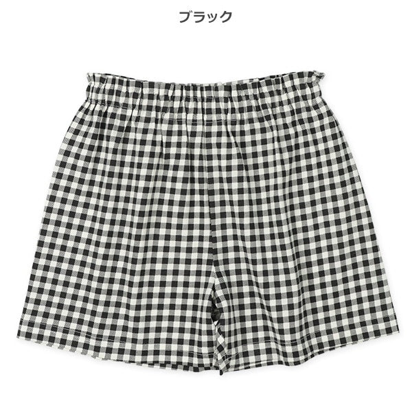 Checkered Knit Shorts