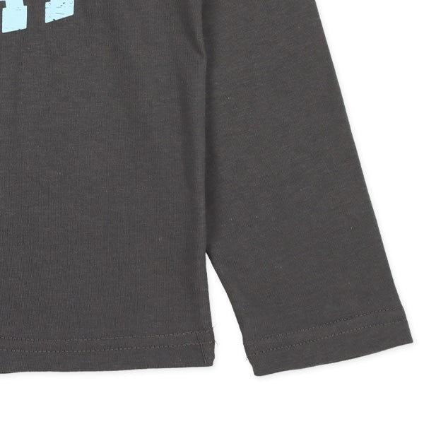 Distressed Logo Long Sleeve Shirt (Winter, Spring, Autumn)