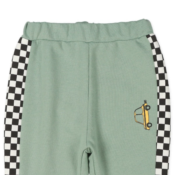 Checked Side Panel Pants (Spring)