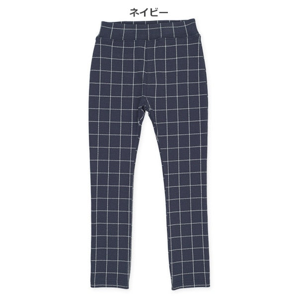 Checked Stretch Long Pants (Winter, Spring, Autumn)