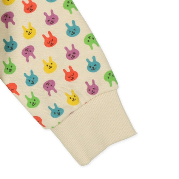 Colorful Rabbit Prints Sweatshirt (Spring)