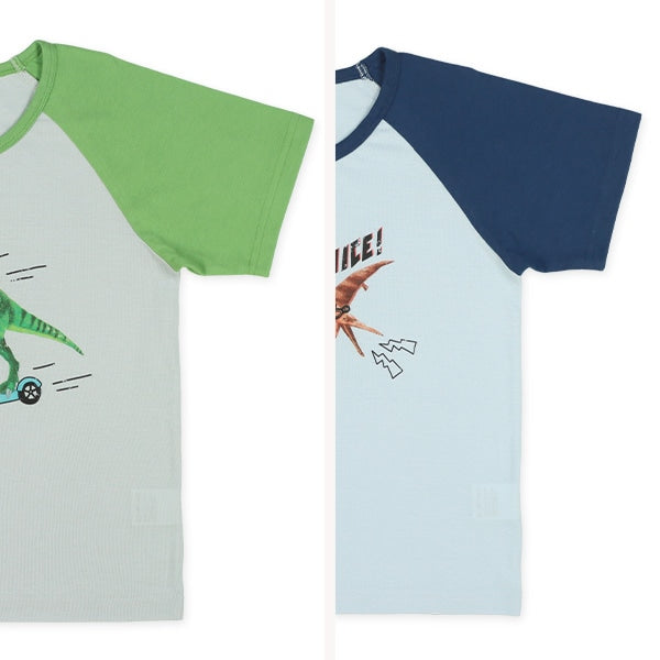 Dinosaur Short Sleeve T-shirt and Pants Set