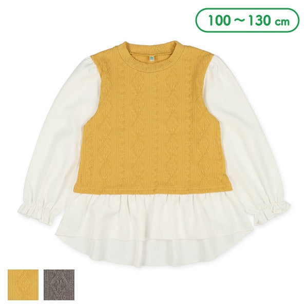 Layered Sleeves with Frilled Hem (Winter, Spring, Autumn)