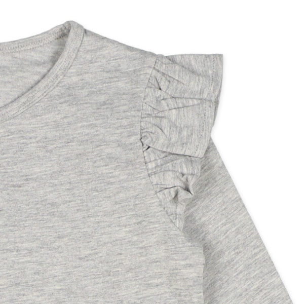 Shoulder Ruffles T-Shirt (Winter, Spring, Autumn)