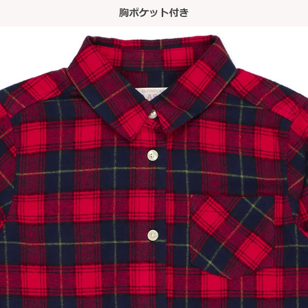Checked Longline Shirt (Winter, Spring, Autumn)