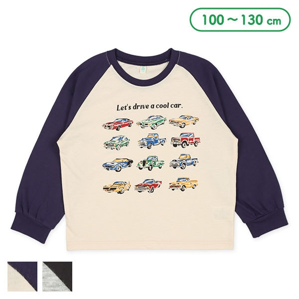 Vintage Cars Print Long Sleeve Shirt (Winter, Spring, Autumn)