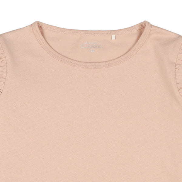Shoulder Ruffles T-Shirt (Winter, Spring, Autumn)