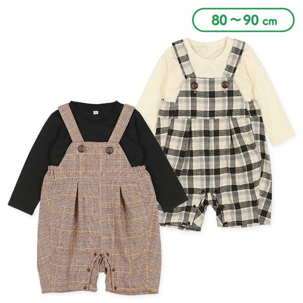Viyella Plaid Overall Set (Winter, Spring, Autumn)
