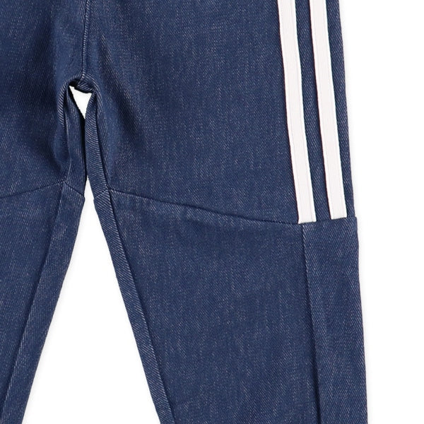 Side Stripe Denim Knit Pants (Winter, Spring, Autumn)