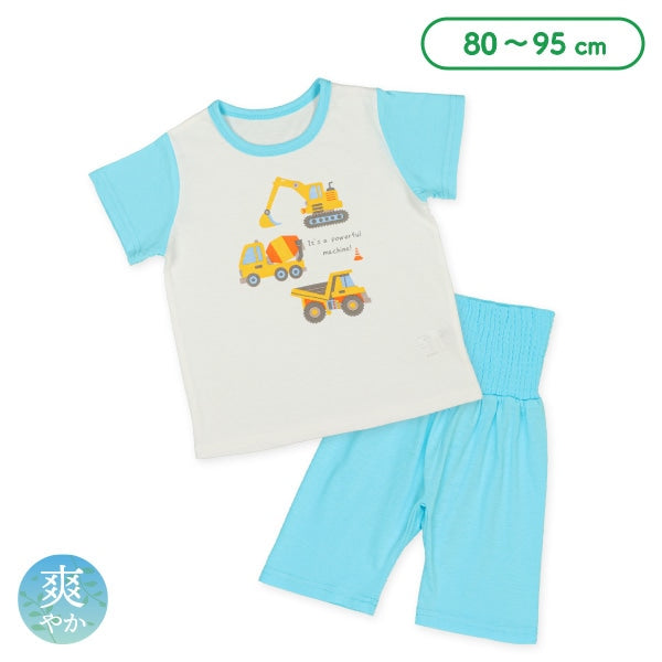 Vehicle Short Sleeve T-shirt and High Waist Pants Set