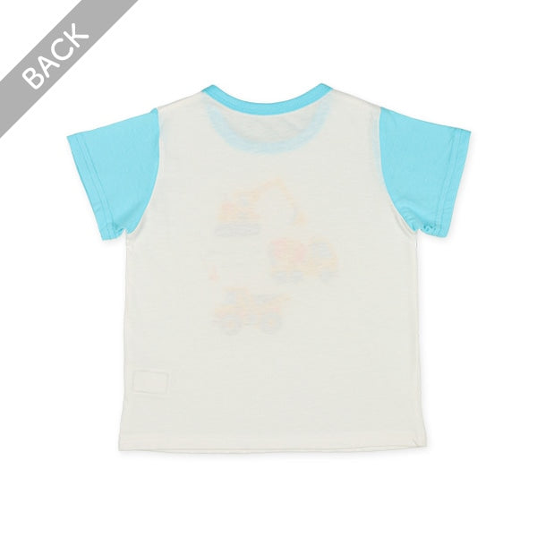 Vehicle Short Sleeve T-shirt and High Waist Pants Set