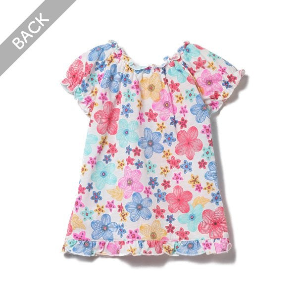 Floral Frill Short Sleeve T-shirt