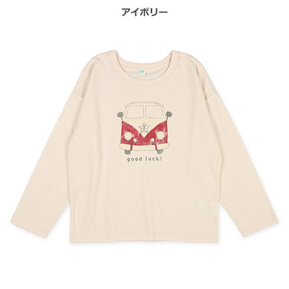 Distressed Bus Logo Long Sleeve Shirt (Winter, Spring, Autumn)