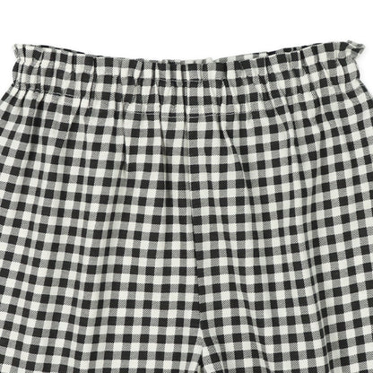 Checkered Knit Shorts