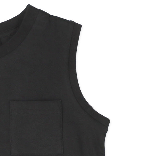 Plain Sleeveless T-shirt