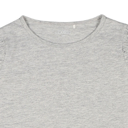 Shoulder Ruffles T-Shirt (Winter, Spring, Autumn)