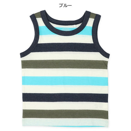 Stripe Sleeveless T-shirt