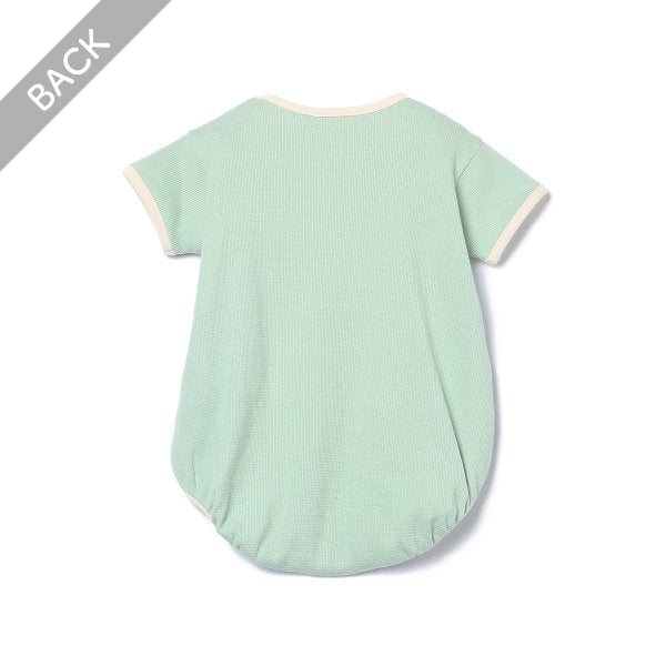 Waffle Short Sleeve Romper