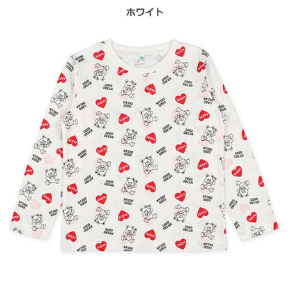 Heart and Bear Prints T-Shirt (Winter, Spring, Autumn)