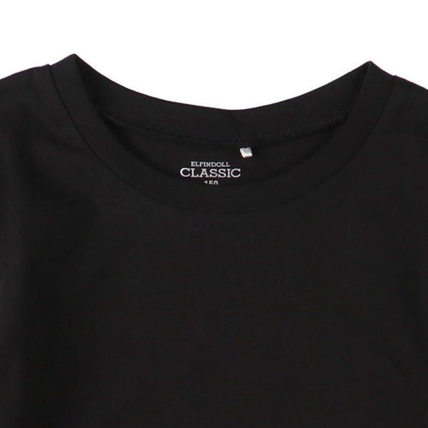 Short Stripe Sleeve T-shirt