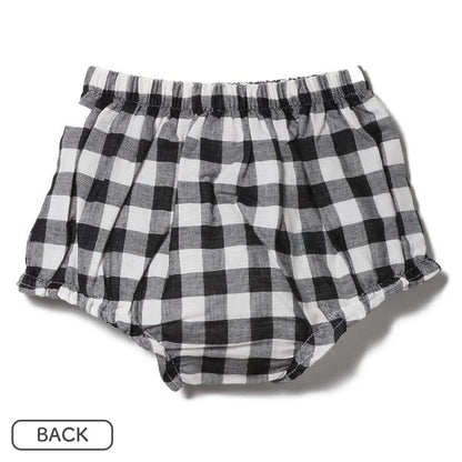 Checkered Sleeveless Blouse and Shorts Set