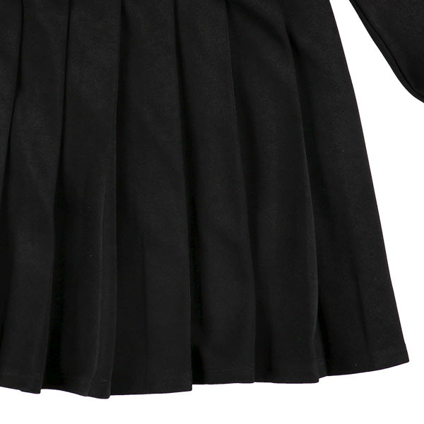Plain Formal Pleated Dress (Winter, Spring, Autumn)