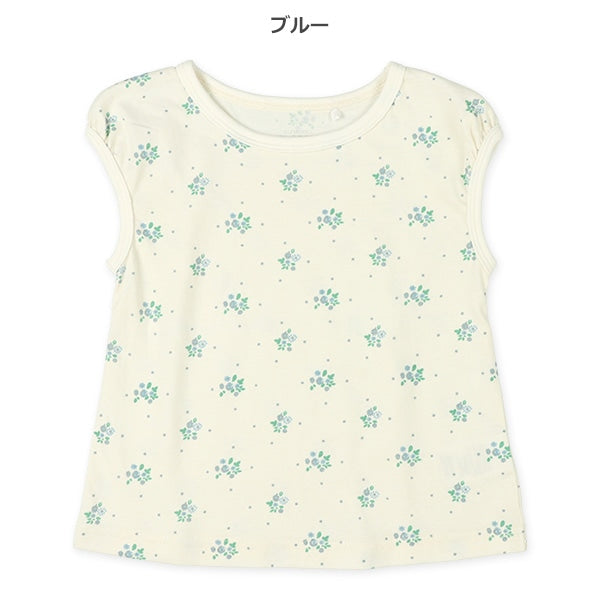 Floral Sleeveless T-shirt