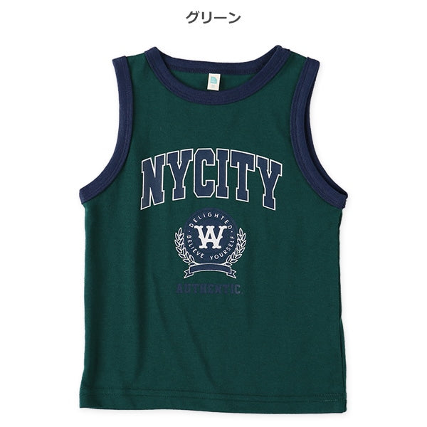 College Logo Sleeveless T-shirt
