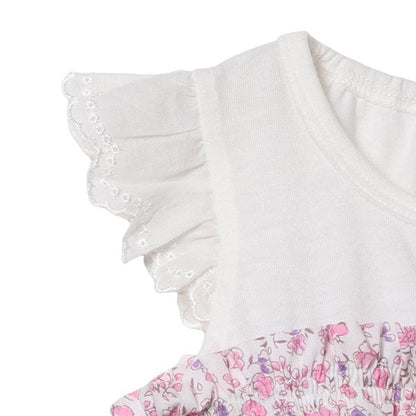 Floral Sleeveless Blouse and Shorts Set