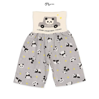 Panda Car Long High Waist Underwear
