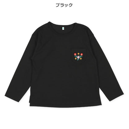 Pocket Embroidery T-Shirt (Winter, Spring, Autumn)