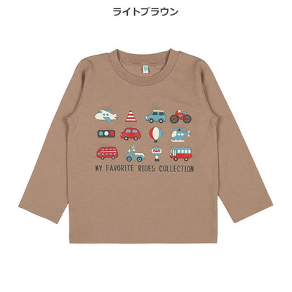 Puff Print Long Sleeve Shirt (Winter, Spring, Autumn)