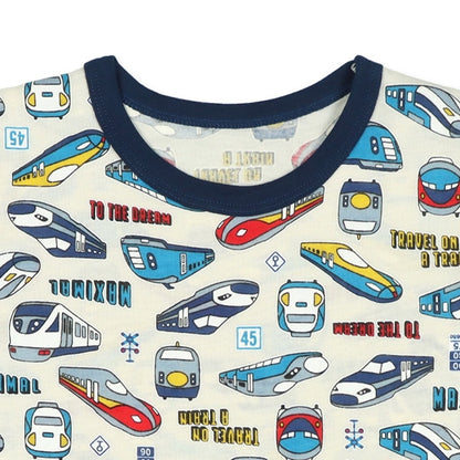 Bullet Train Short Sleeve T-shirt and High Waist Pants Set