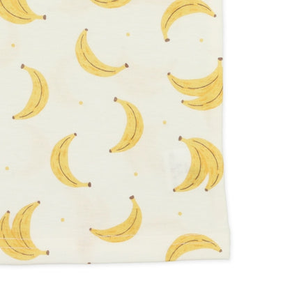 Banana Short Sleeve T-shirt and High Waist Pants Set