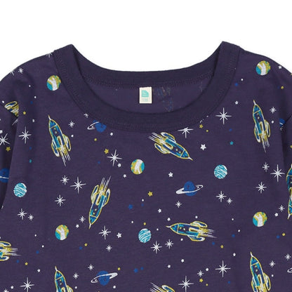 Galaxy Print Long Sleeve Shirt (Winter, Spring, Autumn)