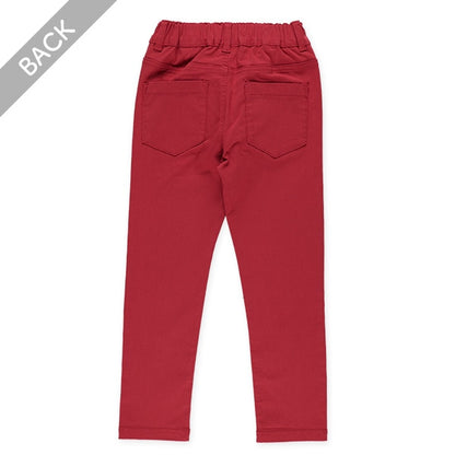 Plain Stretch Twill Long Pants (Winter, Spring, Autumn)
