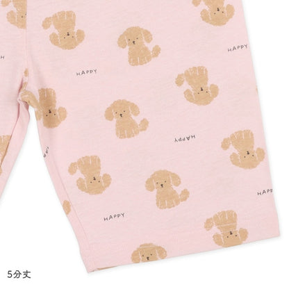 Poodle Short Sleeve T-shirt and Pants Set